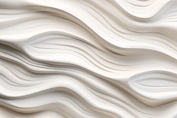 a white wavy surface with a few waves