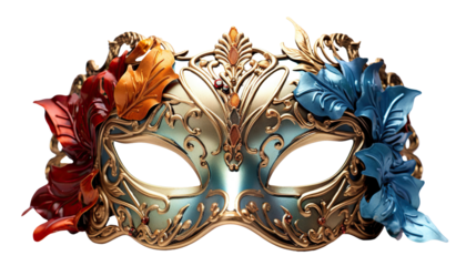 Venetian opera carnival masquerade mask cut out