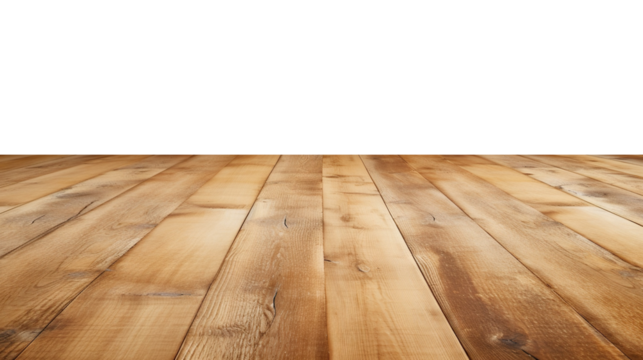 Warm tones of polished wooden floorboards, cut out