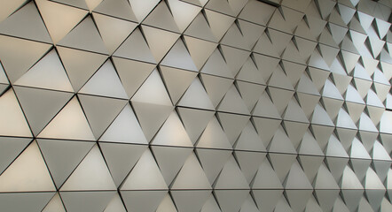 Contemporary background with triangles.