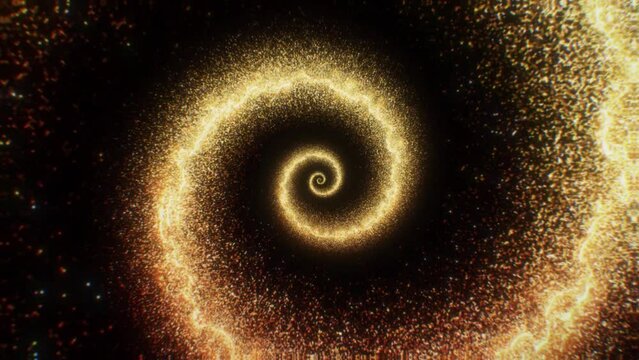 Endless Gold Particular, Animation.Full HD 1920&times;1080. 08 Second Long.