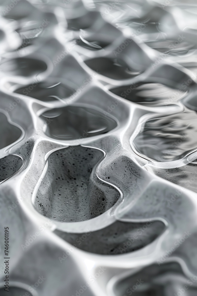 Poster abstract background with a surface of a repetitive pattern. hi-tech futuristic. materials science. b