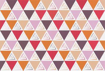 Triangle Seamless geometric pattern.