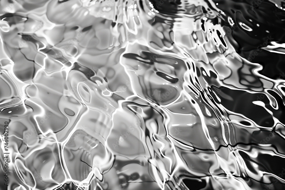 Poster abstract background with reflections and caustics. hi-tech futuristic. materials science. background