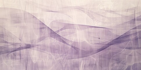 Purple Wave on White Background