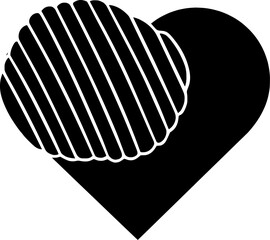 snack illustration tortilla silhouette potato logo crisp icon yellow outline chip crunchy food chips fried spicy crispy salty spice shape of food chips for vector graphic background