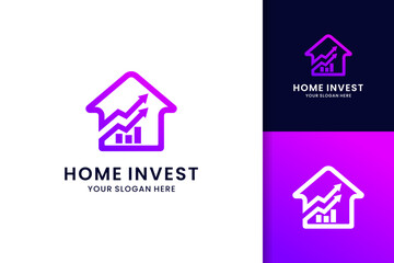 infestation house modern trading logo design