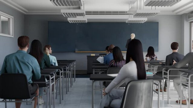 College classroom