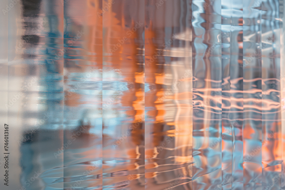 Poster abstract background with reflections and caustics. futuristic background image. created with generat