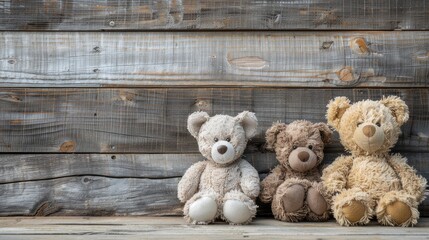 Step back in time with our vintage-style teddy bear. Isolated on a white background, this classic...