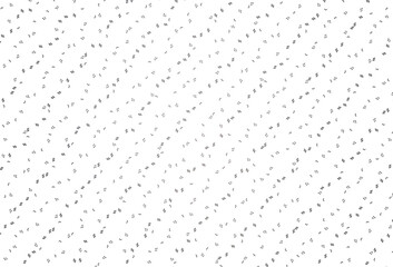 Light Black vector background with music symbols.