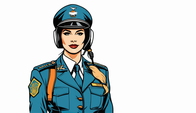 Una piloto de aviones