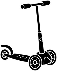 active illustration sport silhouette push outline logo outline icon ride outline road scoot scooter skate slide preschool street toddler toy shape of scoot scooter for vector graphic background