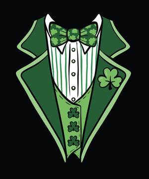 Irish Tuxedo St Patrick's t-shirt