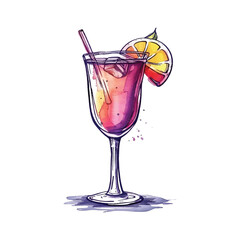 cocktail with cherry