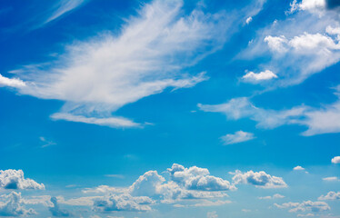 Naklejka na ściany i meble Big sky with clouds
