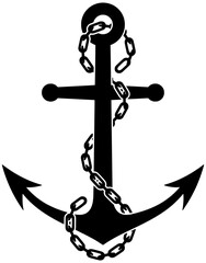 rope illustration navy silhouette sea logo nautical icon chain outline marine design anchor logo ship lifebuoy travel boat badge shape of anchor logo for vector graphic background