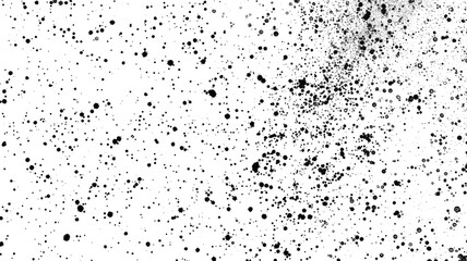 Obraz premium Black Dots Texture on White Background