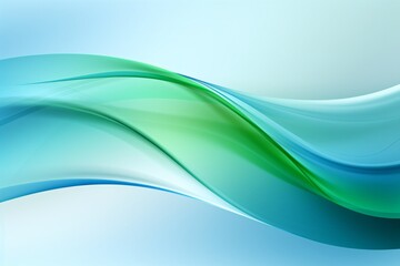 a blue and green wavy lines