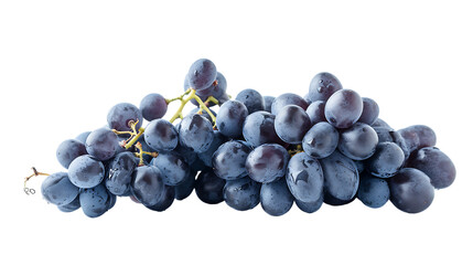 A bunch of grapes on transparent background 