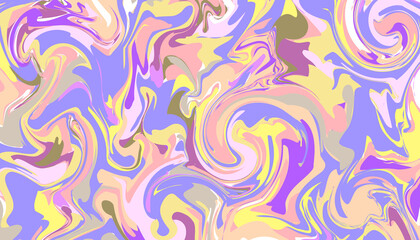 the background is painted with colored paints. texture with swirling strokes of oil paints	