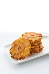 Patacones o tostones comida venezolana - colombiana
