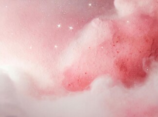 Fototapeta premium Pink Clouds Illustration Design Background/Wallpaper