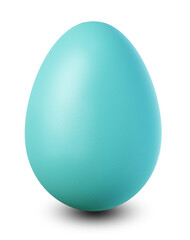 easter egg isolated on transparent or white background, png format