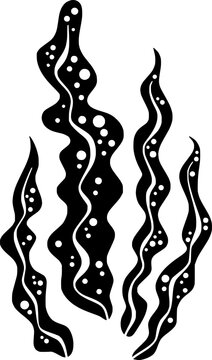 recommend clip art: seaweed illustration marine silhouette nature logo ocean icon water outline sea green grass underwater seagrass seascape plant kelp environment shape of grass underwater for vector graphic background