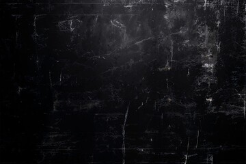 Dark textured wallpaper, featuring an old black grunge background with scratched and peeling paint. The aged textures will complement the project in a vintage style - obrazy, fototapety, plakaty