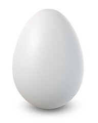 easter egg isolated on transparent or white background, png format