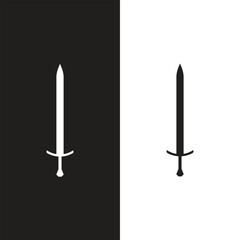 game sword, Cartoon sword for game on white background, vector illustration