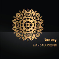 Luxury mandala background with Golden pattern decorative mandala for print, poster, cover, brochure, flyer, banner.
