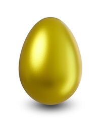 easter egg isolated on transparent or white background, png format