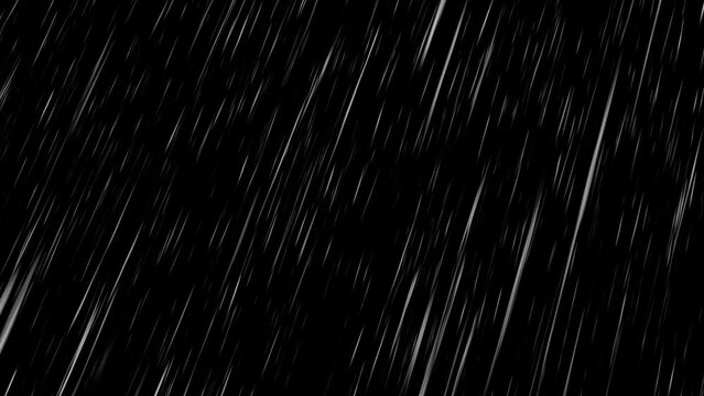 Black and white rain or blizzard mask overlay resource for video or animation movie projects. Screen special vfx weather droplets effect. 