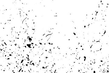 Rustic grunge texture with grain and stains. Abstract noise background. PNG graphic illustration with transparent background.