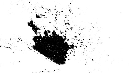 Rustic splash texture. Abstract background. Weathered surface and shape. PNG graphic illustration with transparent background.