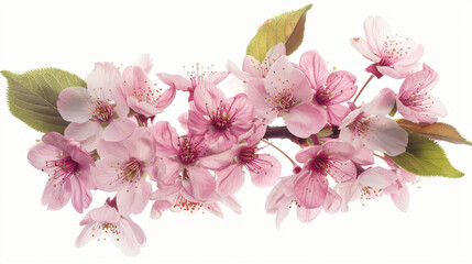 Fototapeta na wymiar Bouquet of sakura cherry blossom flowers plant