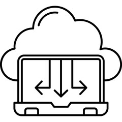 Cloud computing Icon