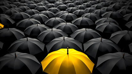 Fototapeta na wymiar Umbrella illustration, success concept
