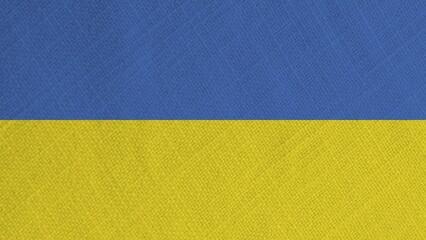 Fabric Flag of Ukraine, Flag of Ukraine, Ukraine Fabric flag waving in the wind. Ukraine Flag.