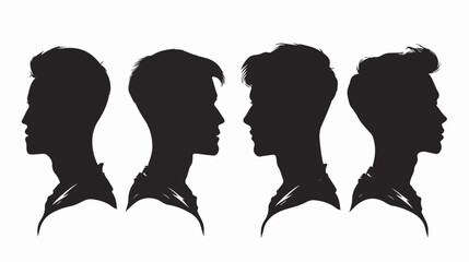 Human profile design vector illustration isolated on white