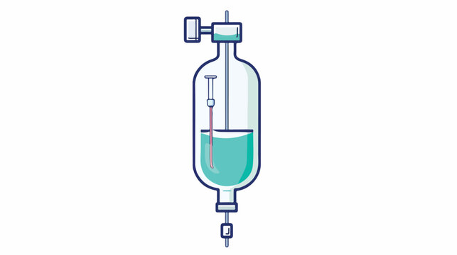 Iv bag medical isolated icon vector illustration design