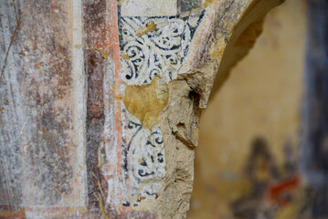 Fresco at David Gareji: a 6th-century rock-hewn Georgian Orthodox monastery complex