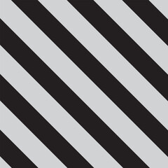 Obraz premium Simple seamless striped pattern, straight diagonal lines, black and gray texture, vector background