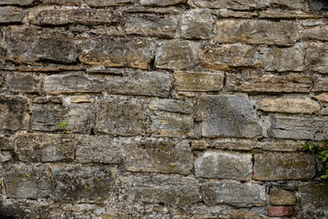 Ancient stone wall in Italy