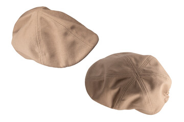 Ascot cap isolated on a white background.