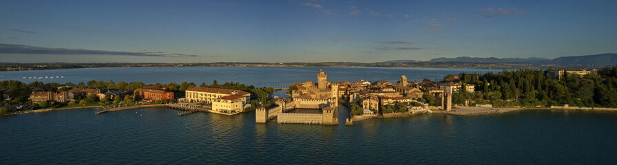 Sirmione am Gardasee - Luftbildpanorama