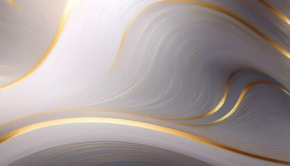 Silver and Gold Colored Digital Abstract geometry background
