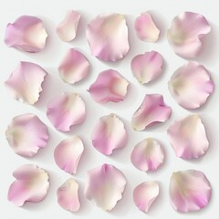 pink rose petals